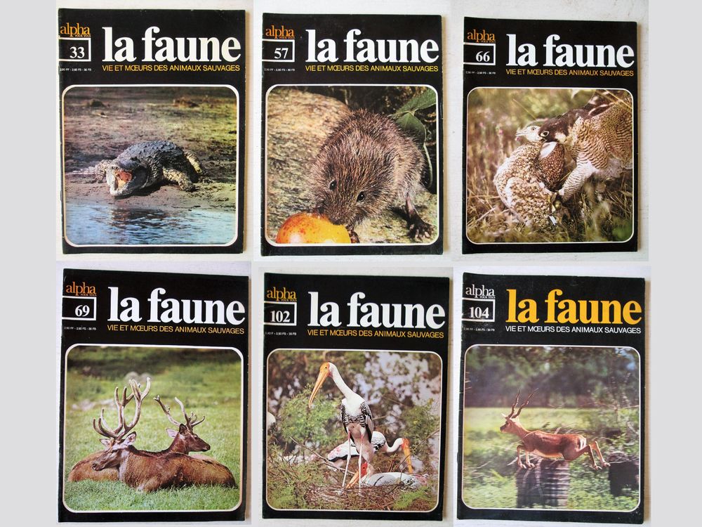 Revue La Faune Livres et BD