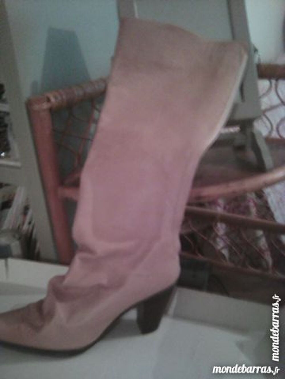 Bottes COSMO CUIR beige Chaussures
