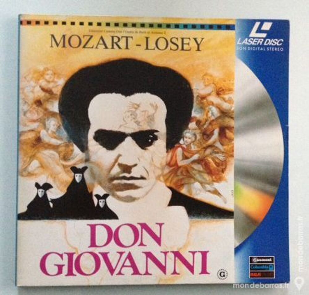Laser Disc Mozart - Don Giovanni - CDV CD et vinyles