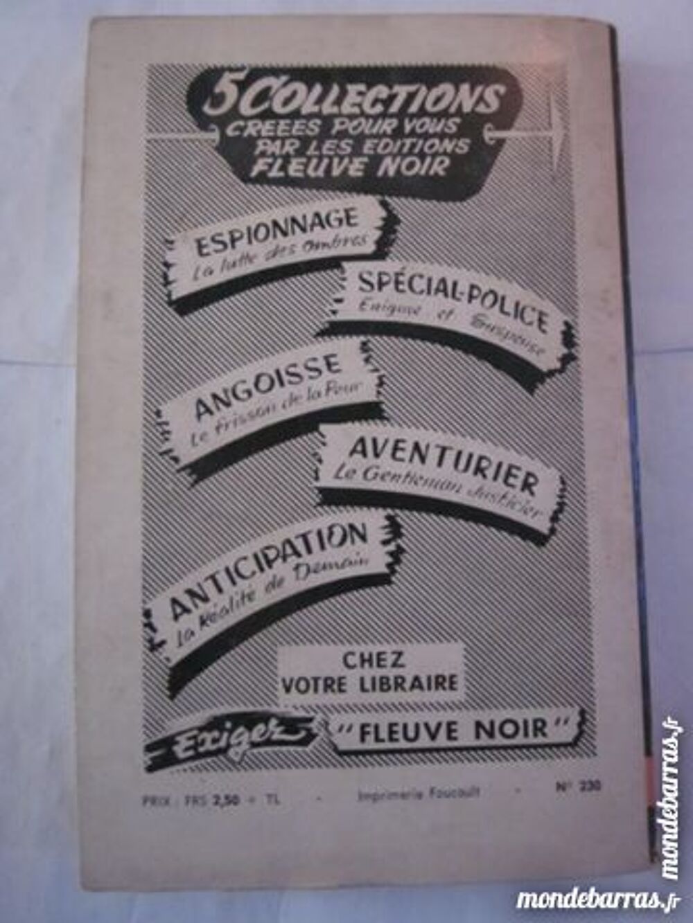 LE SANG VERT - ANTICIPATION 230 illust BRANTONNE Livres et BD