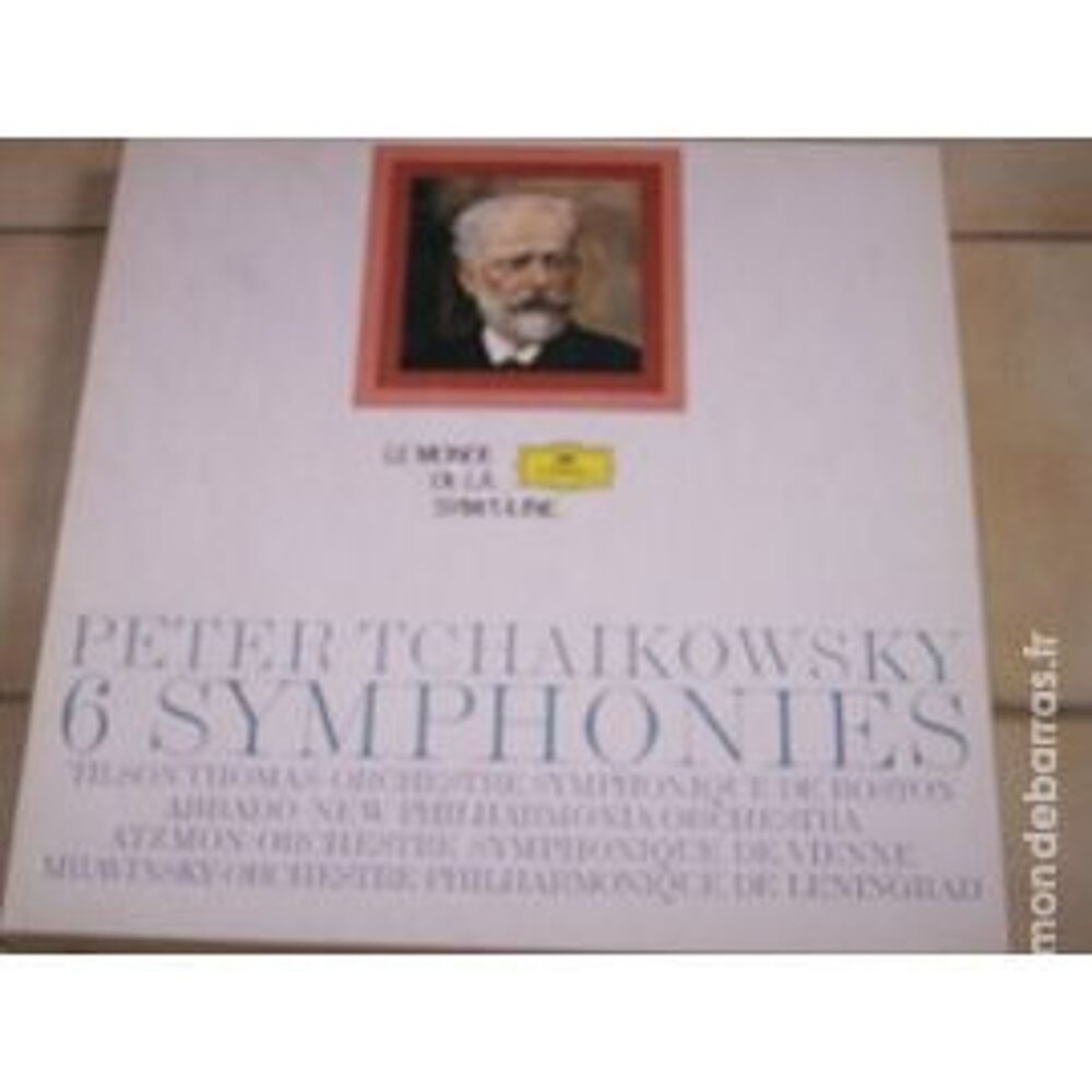 Tchaikowsky - 6 symphonies - Coffret vinyles CD et vinyles
