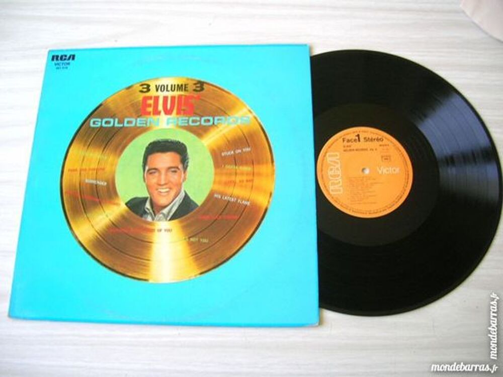 33 TOURS ELVIS PRESLEY Golden records Vol. 3 CD et vinyles