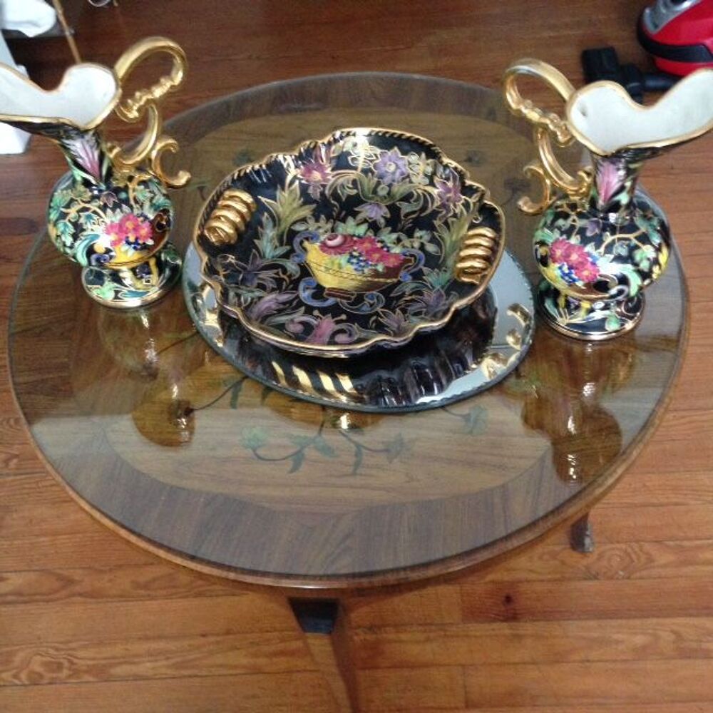 ensemble de vases et plat Vallauris Décoration