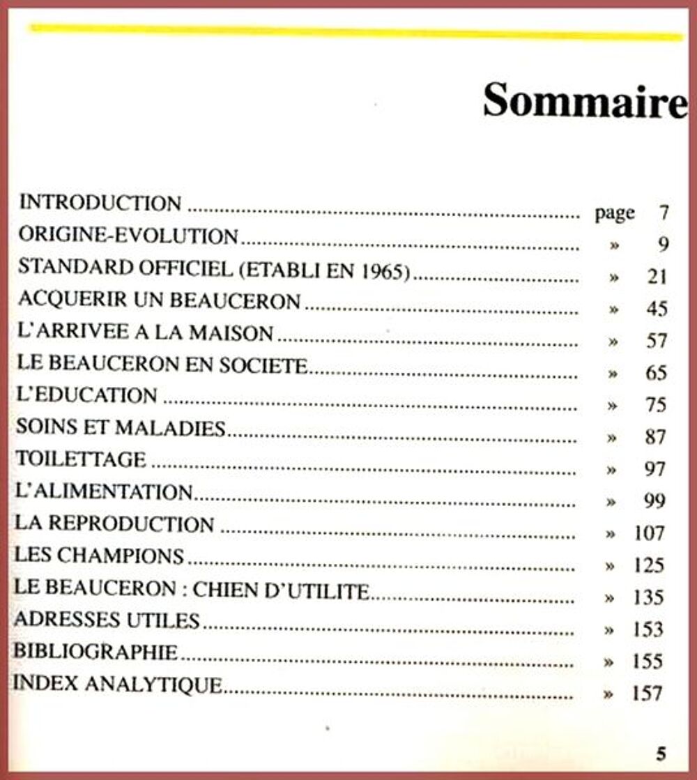 LE BEAUCERON - pour tout savoir / prixportcompris Livres et BD