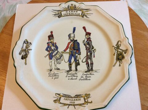 Assiette St Clément Garde Impériale n° 1696/3000 20 Gif-sur-Yvette (91)