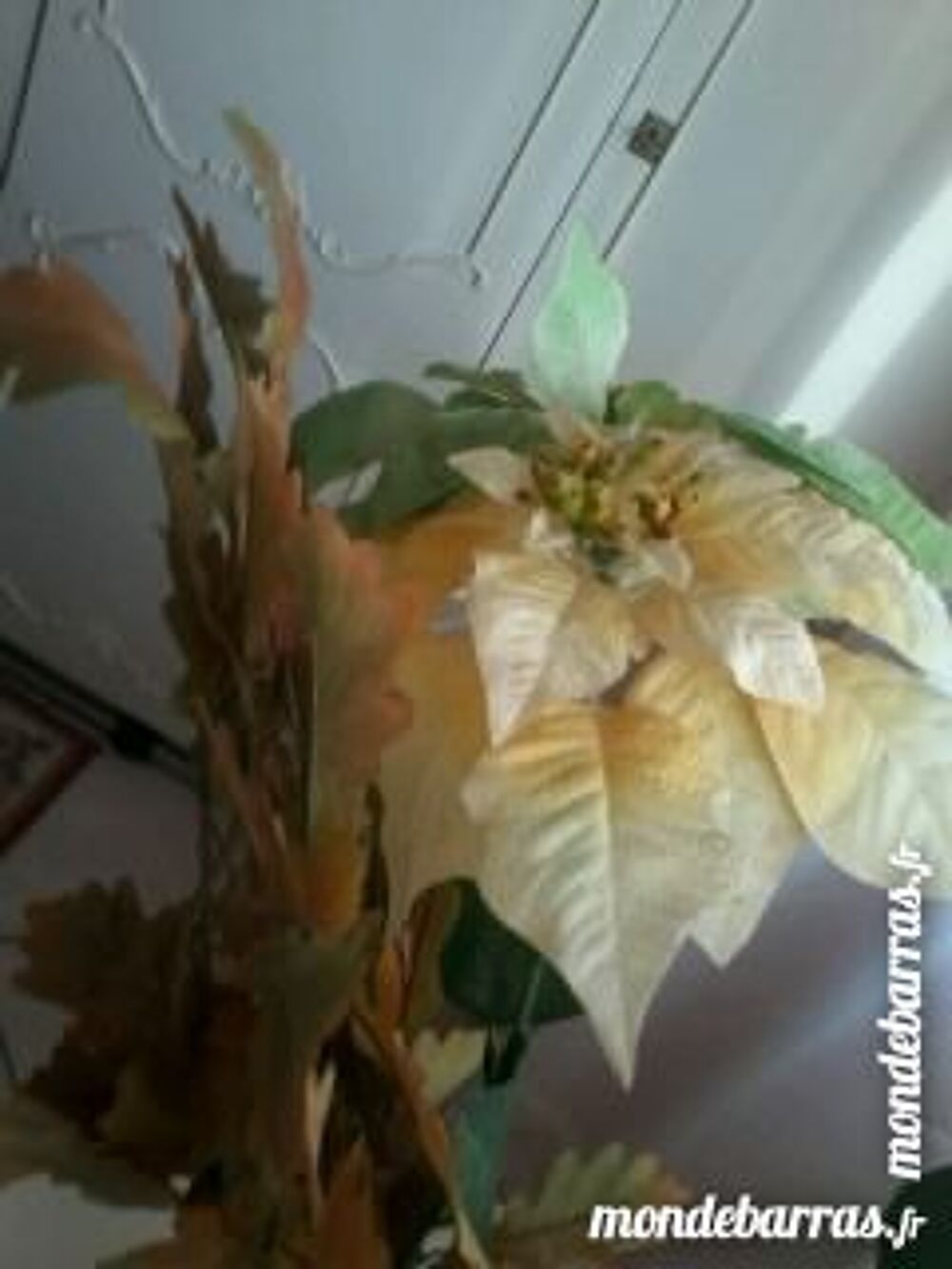 VASE POT de fleurs AVEC MOTIFS + FLEURS Dcoration