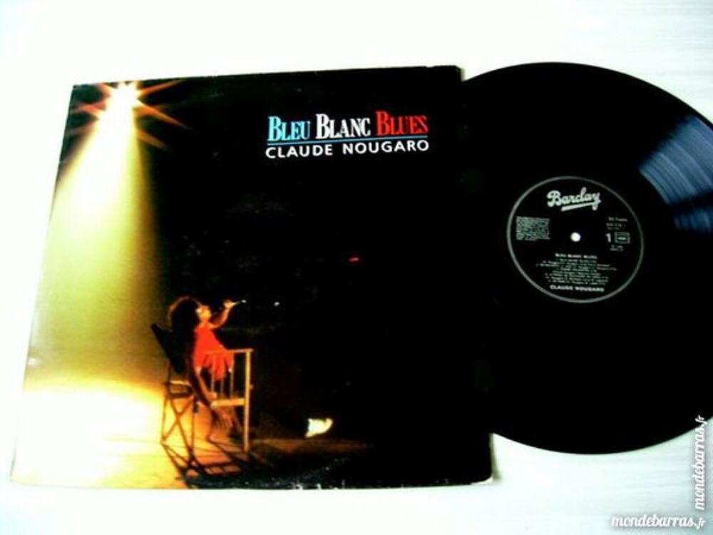 33 TOURS CLAUDE NOUGARO Bleu blanc blues CD et vinyles