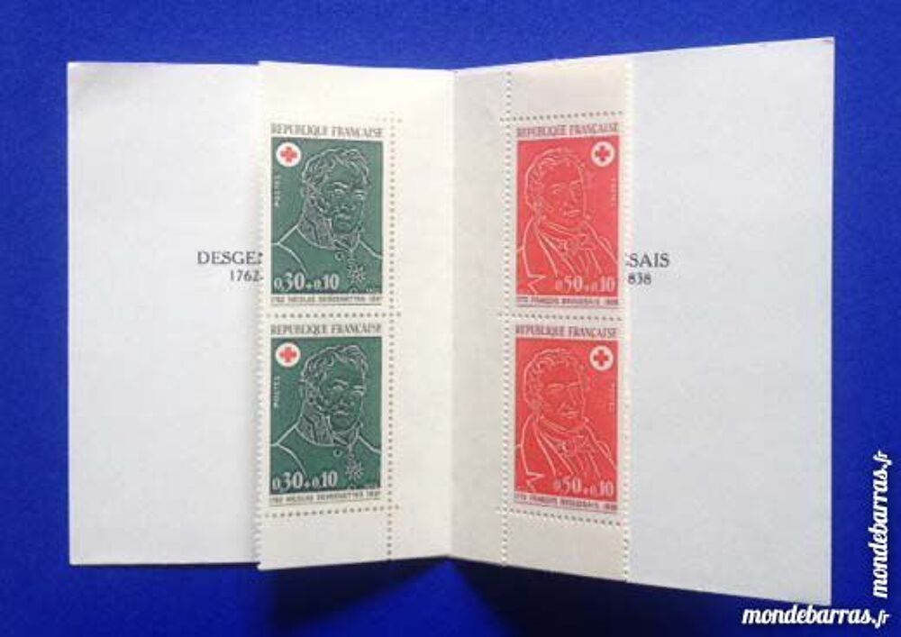 Carnet de timbres Croix Rouge - 1972 