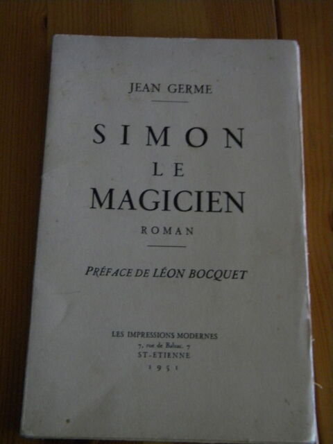 SIMON LE MAGICIEN de Jean GERME - 1951 0 Villeurbanne (69)