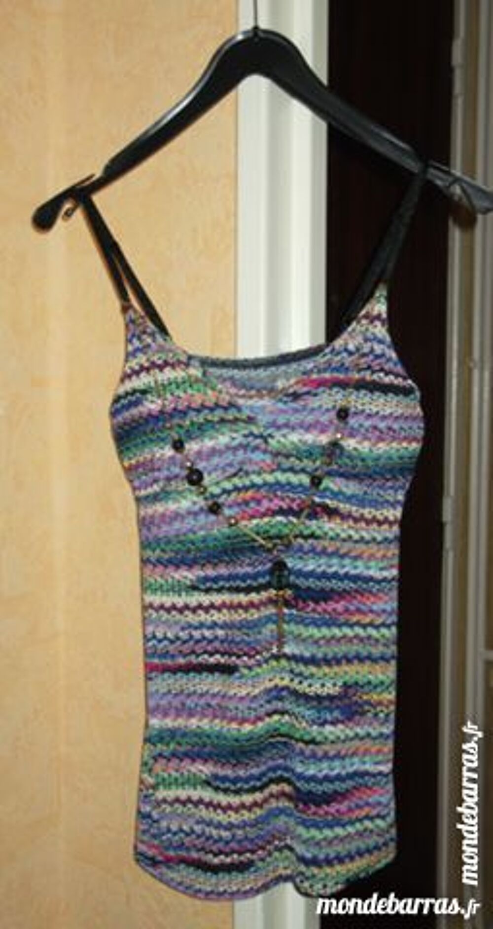 D&eacute;bardeur multicolore neuf avec collier amovible Vêtements