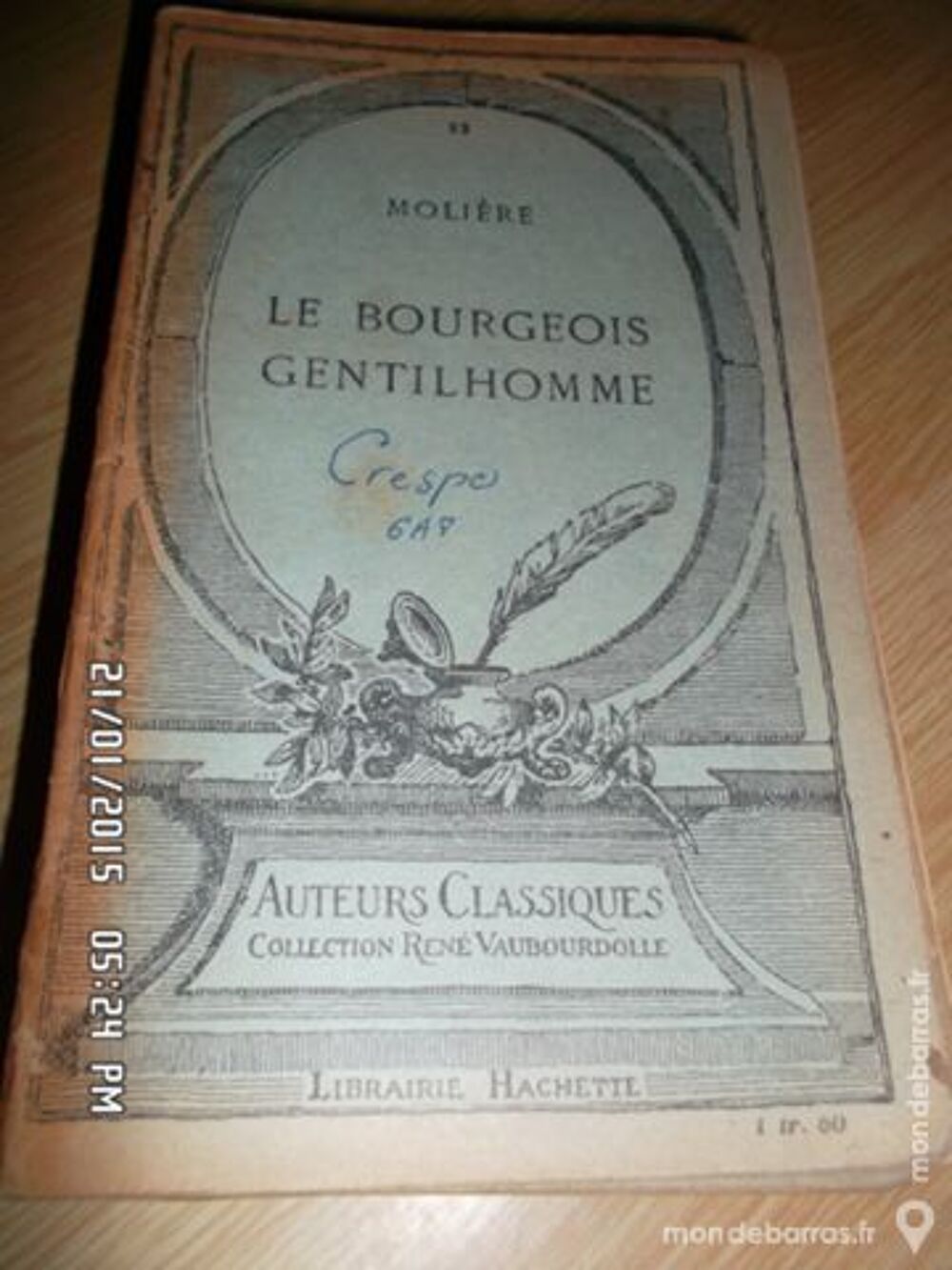 le bourgeois gentilhomme kiki60230 Livres et BD