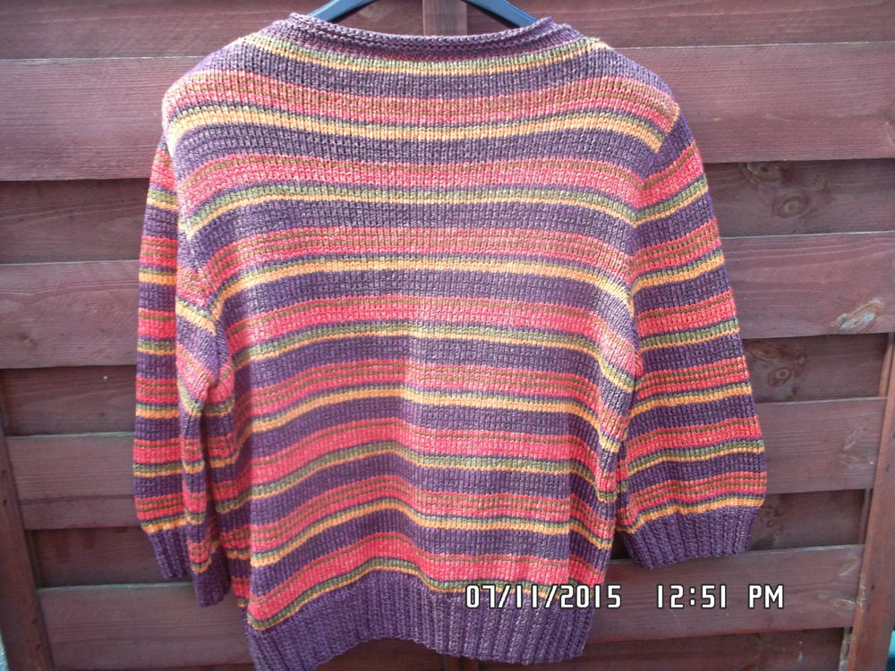 PULL MULTICOLORE*JUSTE 3E*KIKI60230 Vêtements