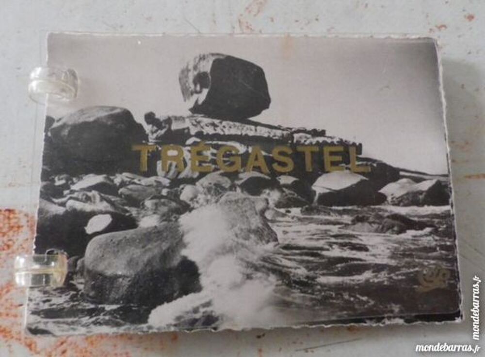 LOT 10 PHOTOS NOIR ET BLANC TREGASTEL BRETAGNE 
