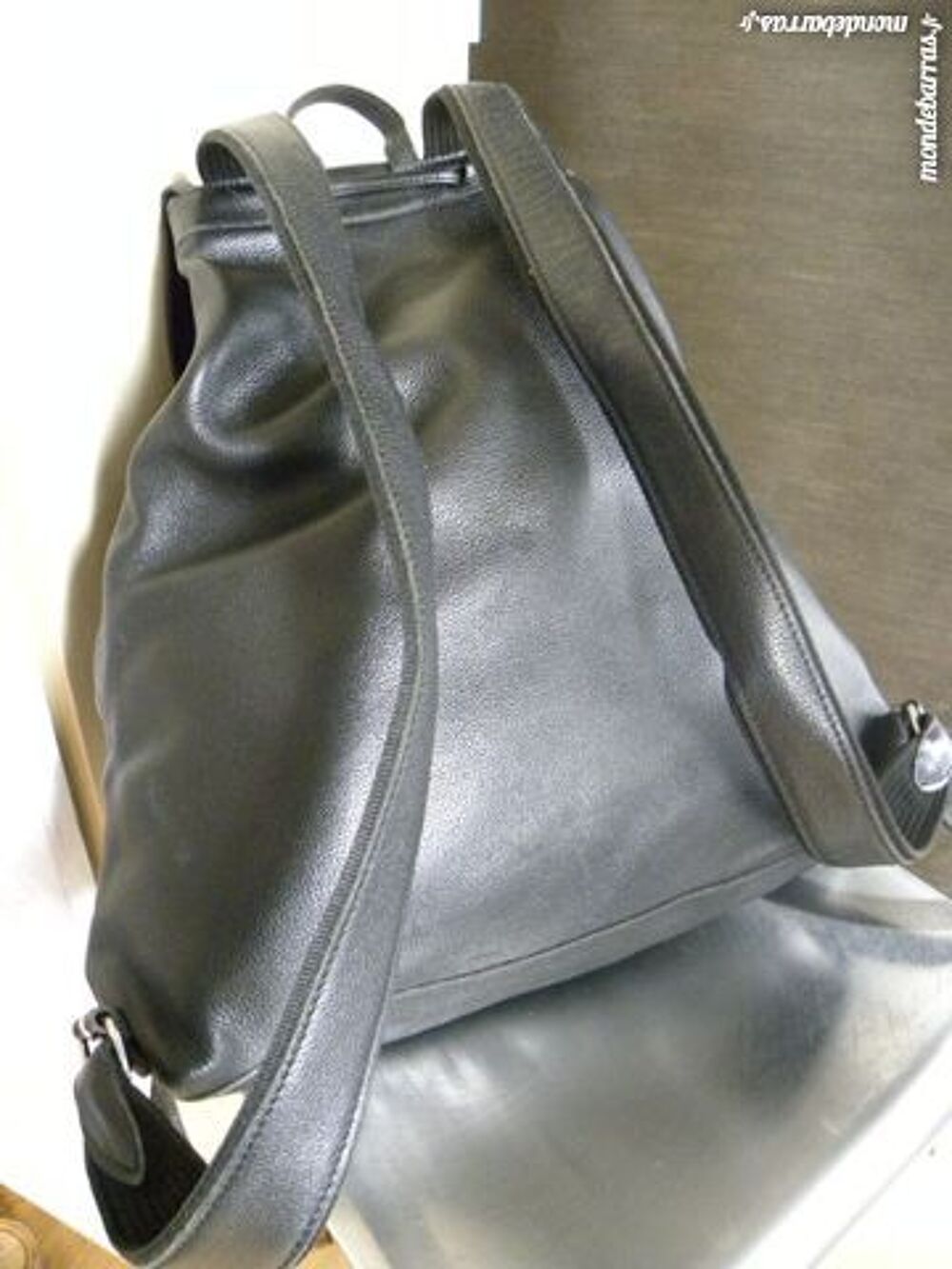 sac tout cuir de marque Longchamp Maroquinerie