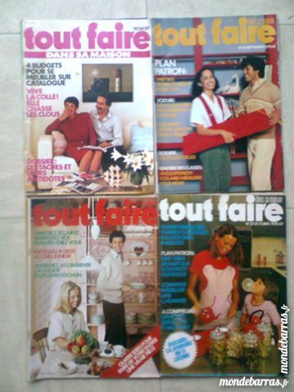 4 &laquo;tout faire dans sa maison &raquo; anciens - zoe Livres et BD