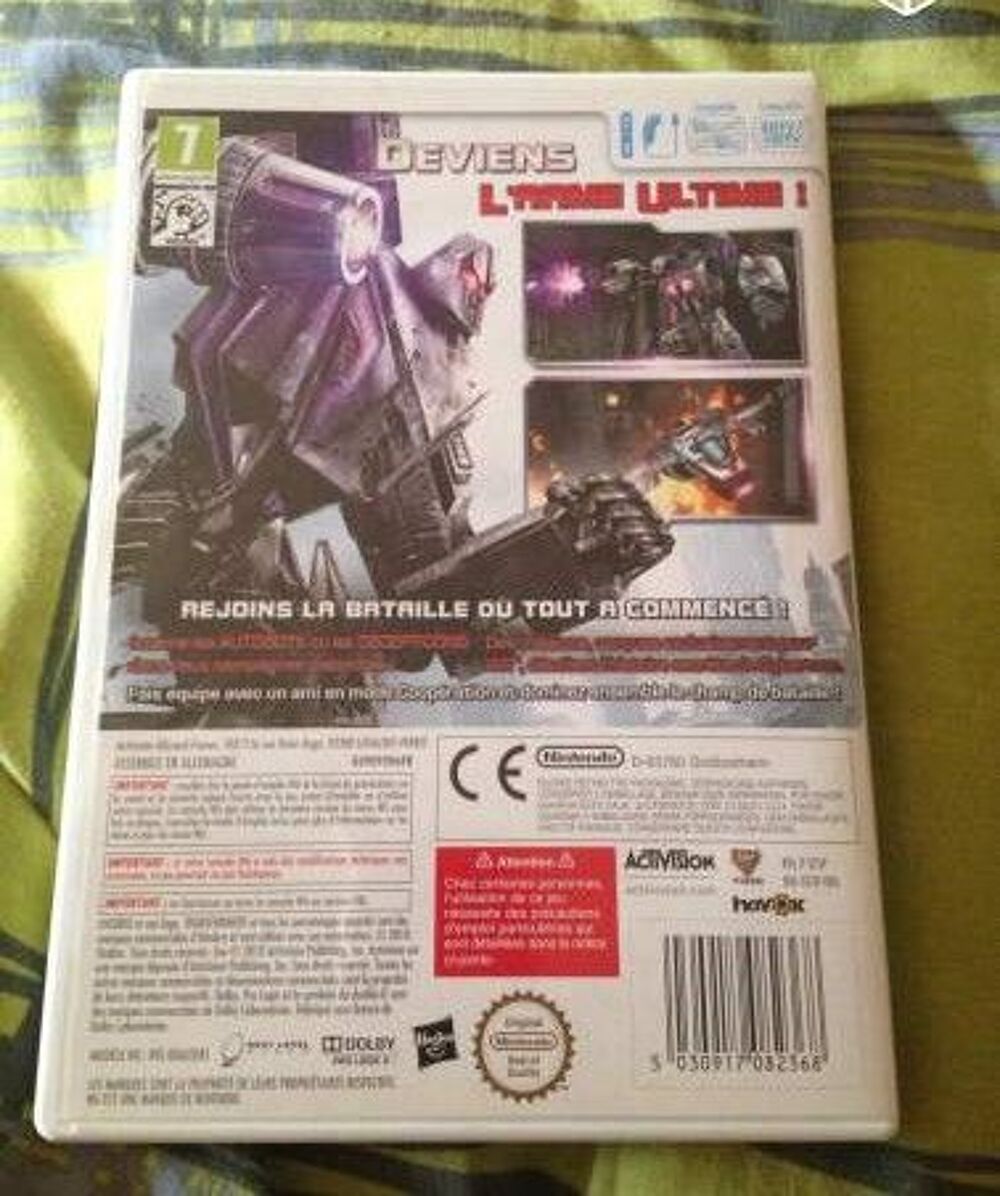 Jeu Wii Transformers neuf Consoles et jeux vidos