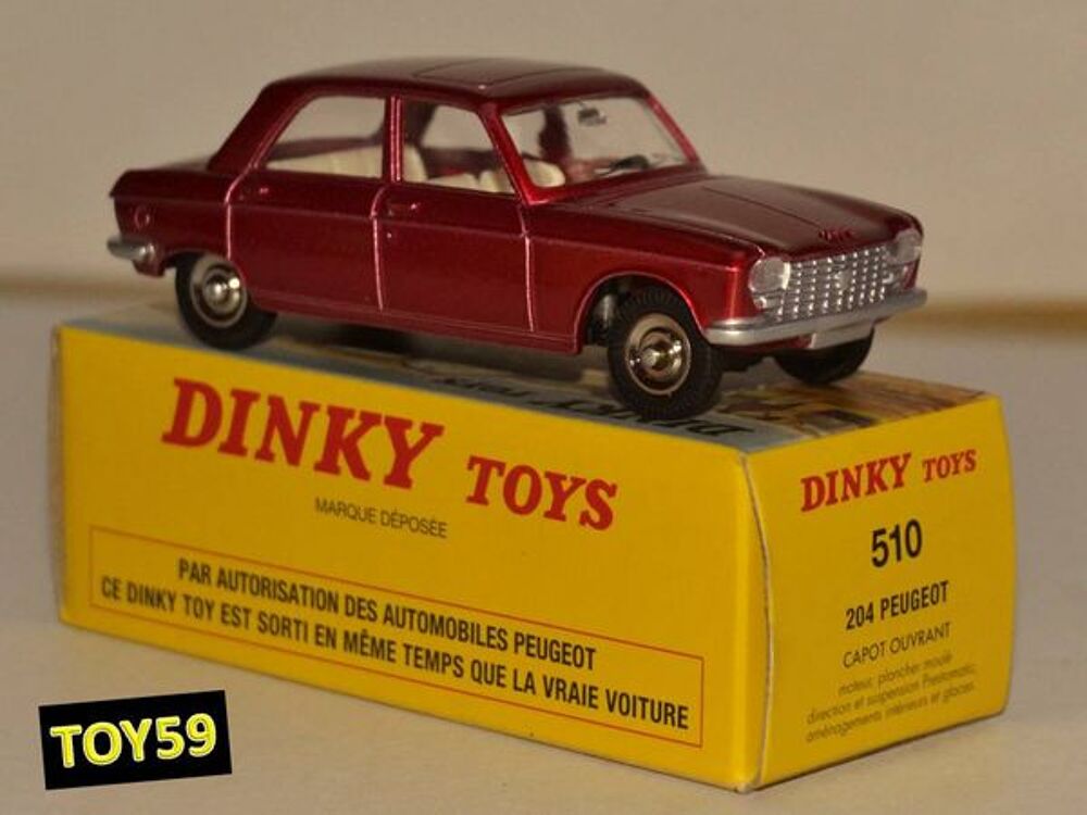 DINKY TOYS ATLAS - PEUGEOT 204 - toy59 