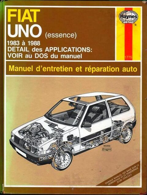 GUIDE HAYNES - FIAT UNO / les-livres-de-jac 12 Paris 10 (75)