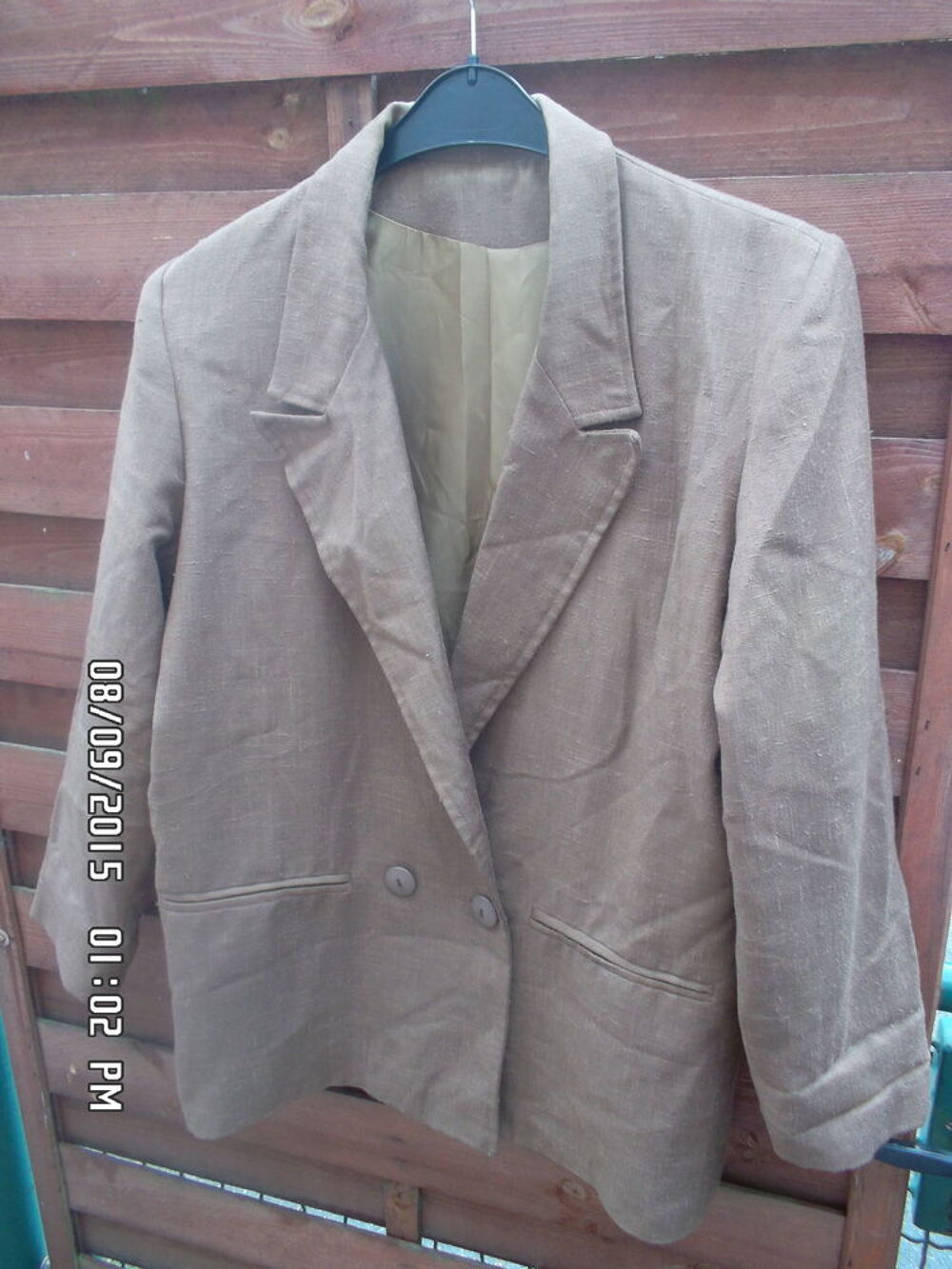 VESTE MARRON*JUSTE 3E*KIKI60230 Vêtements