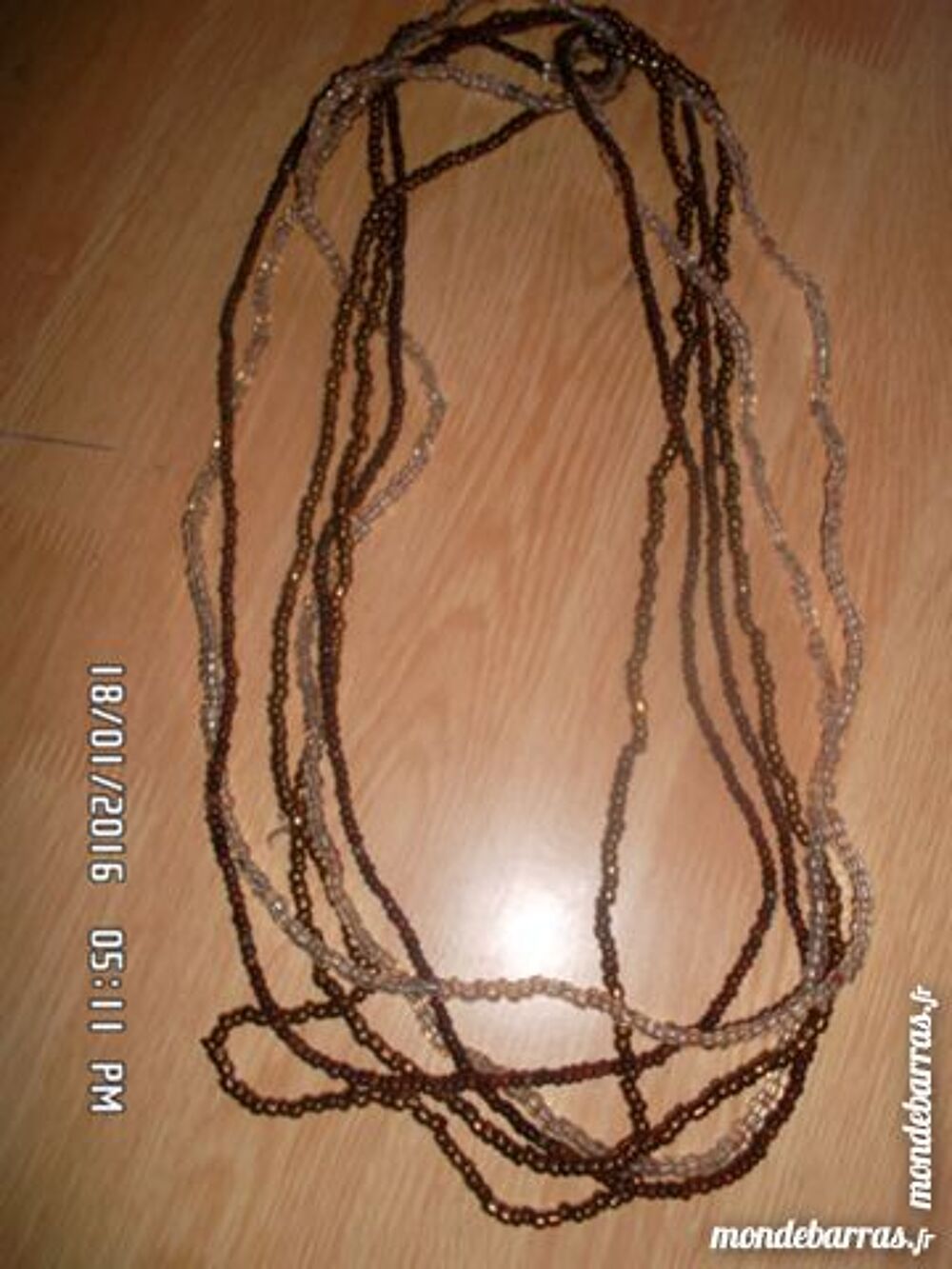 collier perles 3 en 1*juste 3e*kiki60230 Bijoux et montres
