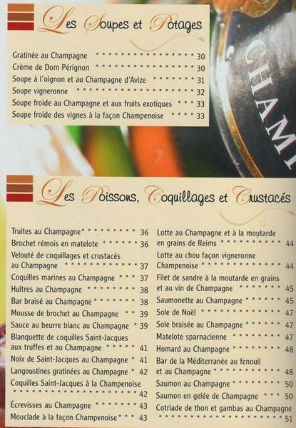 RECETTES AU CHAMPAGNE / prixportcompris Livres et BD