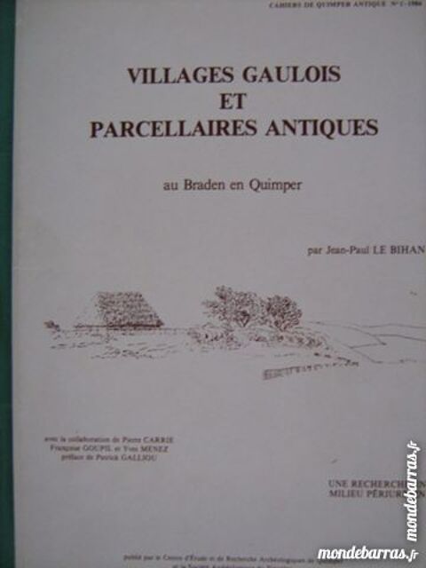 CAHIERS DE QUIMPER ANTIQUE N� 1 VILLAGES GAULOIS 8 Brest (29)