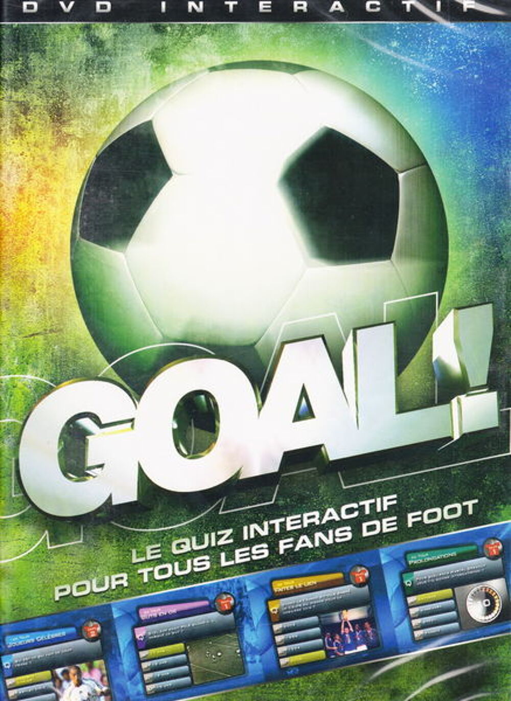 DVD jeu PC Goal quiz interactif pour les fans de foot NEUF
Consoles et jeux vidos