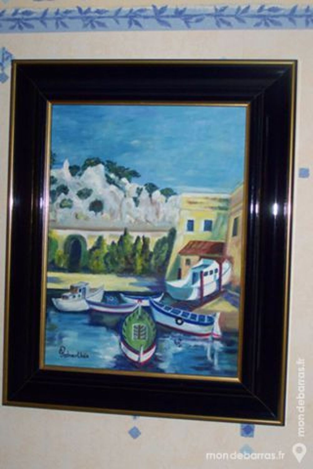 tableau peint &agrave; la main - NEUF Décoration