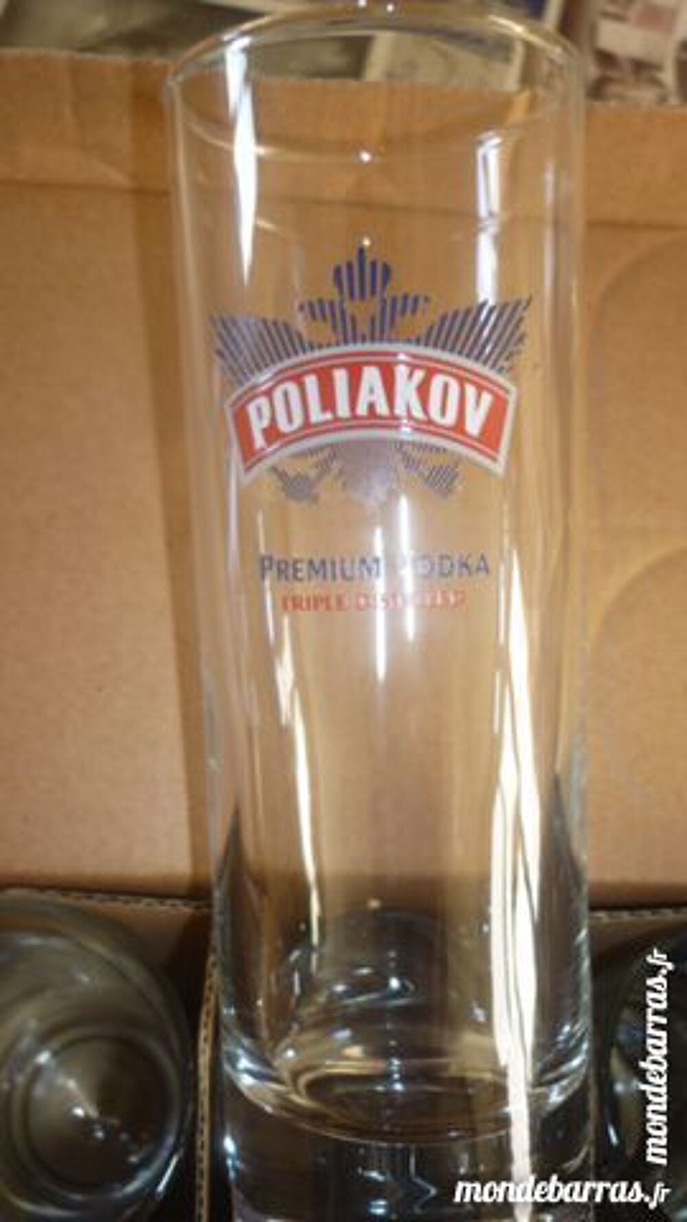 lot de 6 verres &agrave; vodka POLIAKOV Cuisine