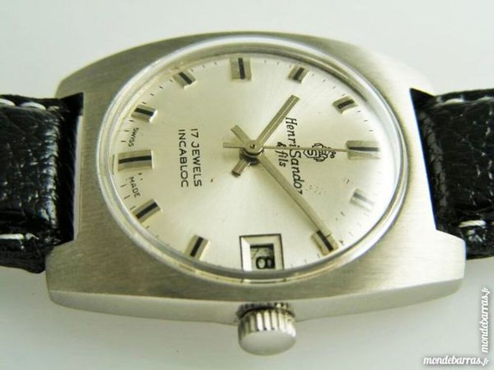 SANDOZ ST96 montre Suisse m&eacute;canique SAN0050 Bijoux et montres