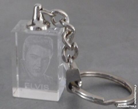 PORTE CLEF ELVIS PRESLEY GRAVE DANS BLOC RESINE 8 Attainville (95)