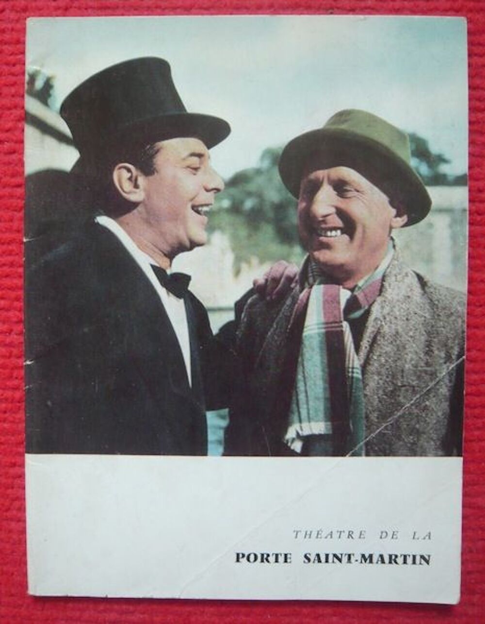Programme Th&eacute;&acirc;tre de la Porte Saint-Martin 1960 ? Pacifico Livres et BD