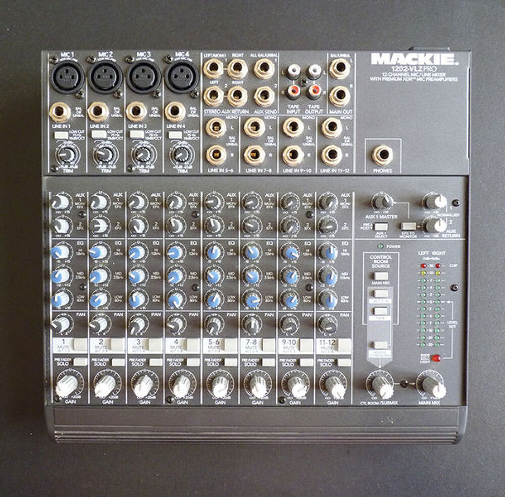 Console mixage Mackie 1202-VLZ pro Instruments de musique