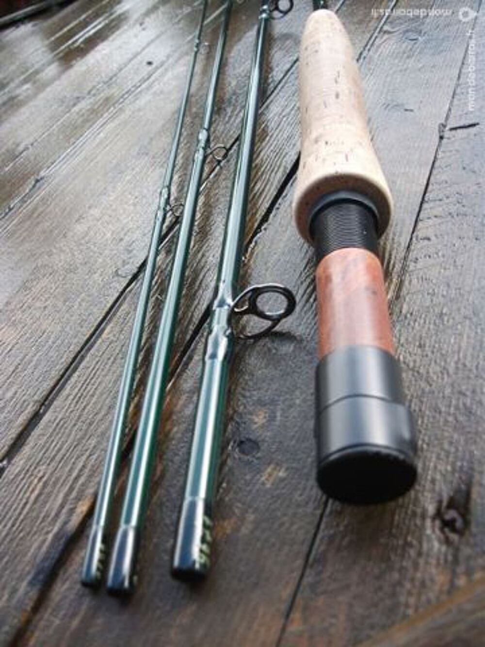 CANNE A MOUCHE PERSONNALISEE &laquo;PECHE PASSION 56&raquo; Sports