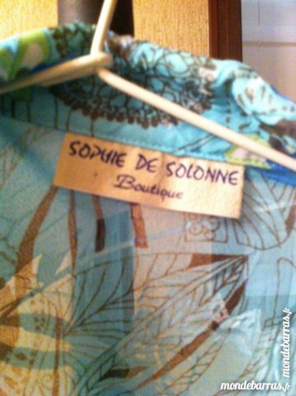 Ensemble en voile vert -- bleu taille 42 (geo20) Vêtements