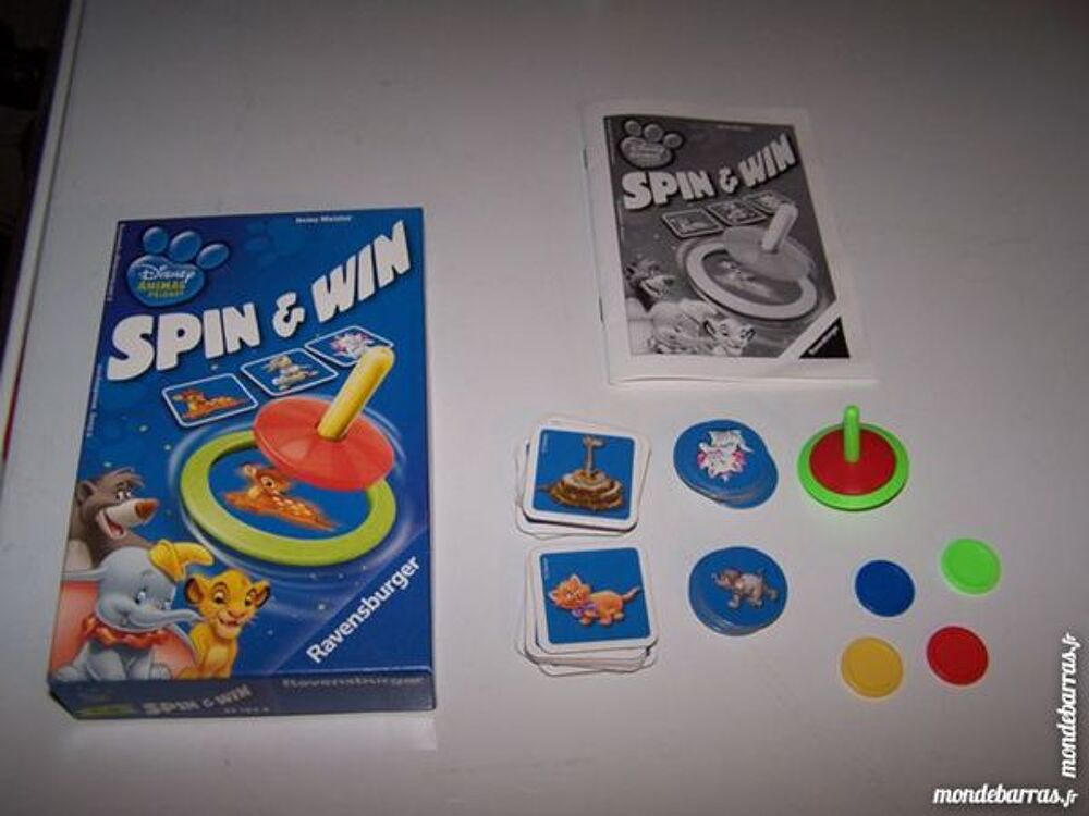 Jeu Ravensburger &laquo; Spin Win &raquo;Disney Animal Friend Jeux / jouets
