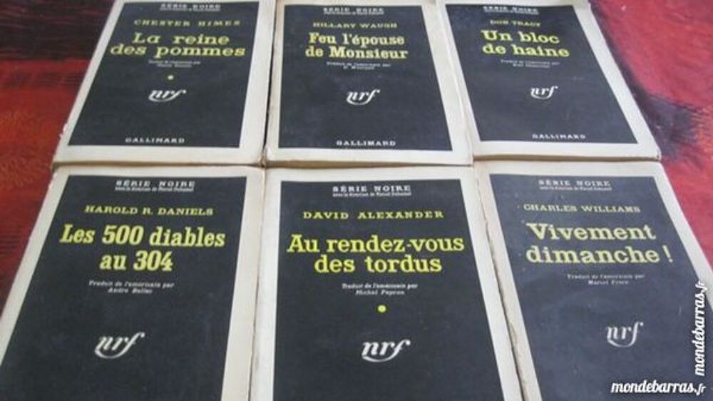 serie noire Livres et BD