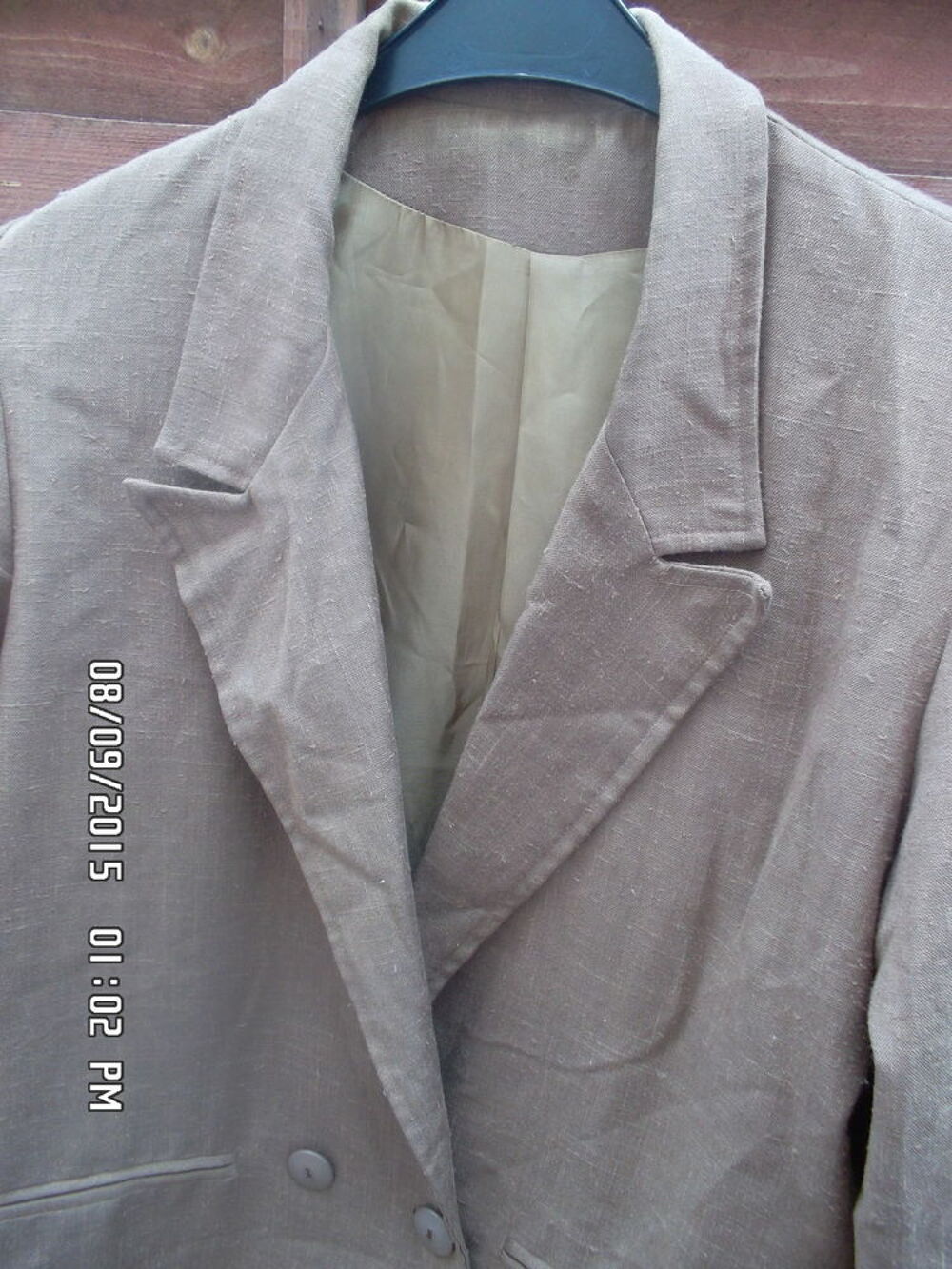 VESTE MARRON*JUSTE 3E*KIKI60230 Vêtements