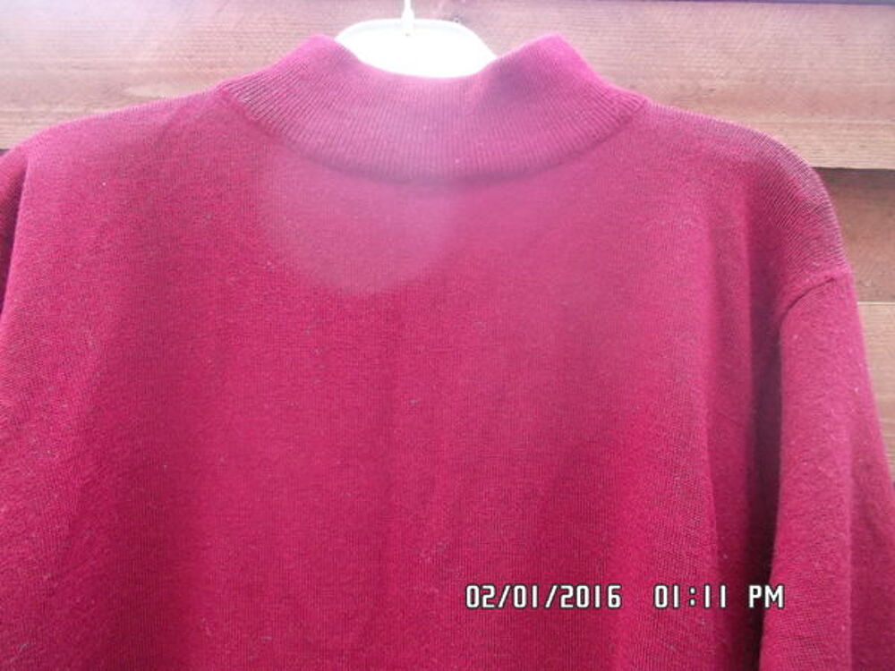 PULL BORDEAUX*JUSTE 2E*KIKI60230 Vêtements