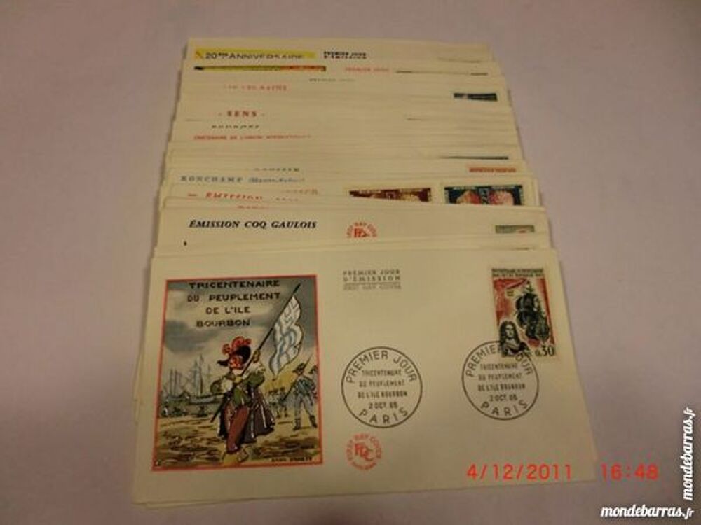 lot enveloppes premier jour FDC 1965 p12 