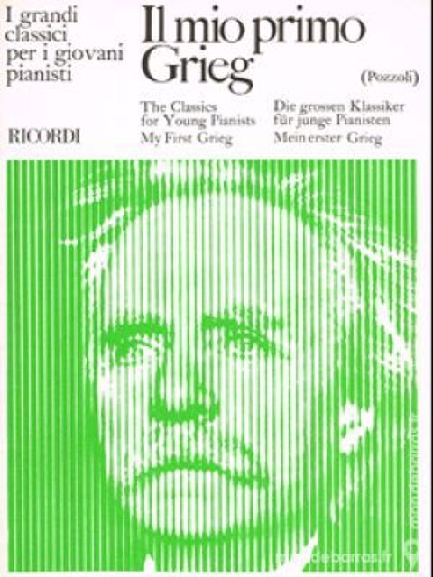 PIECES FACILES POUR PIANO de GRIEG port inclus 10 Albi (81)