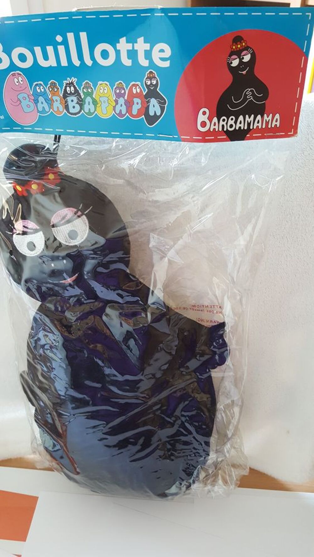 BOUILLOTTE A EAU 0.8 L PLUS PORTE PYJAMA BARBAPAPA Pu�riculture