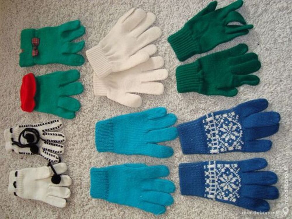 gants en laine enfants coloris divers Bijoux et montres