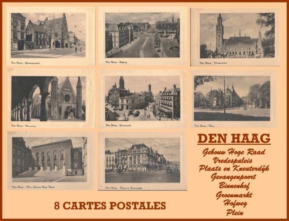 CARTE POSTALES - DEN HAAG / prixportcompris 