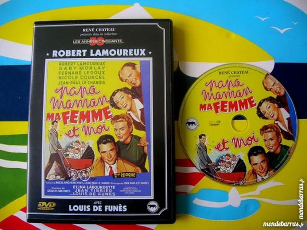 DVD PAPA, MAMAN, MA FEMME et MOI - Ren&eacute; CHATEAU DVD et blu-ray