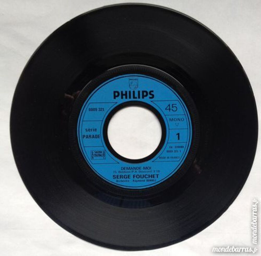 45 tours Serge Fouchet CD et vinyles