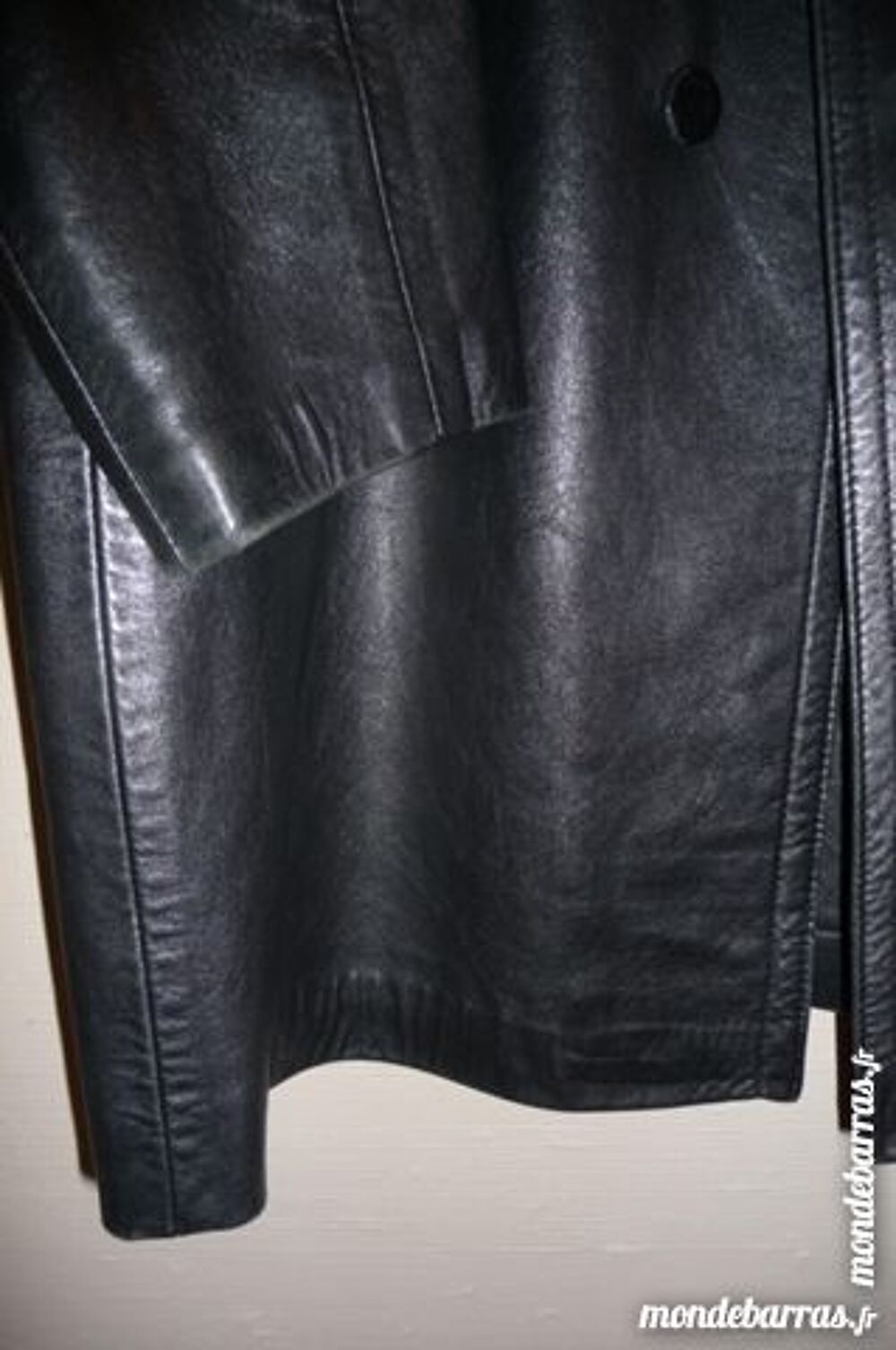 manteau en cuir homme Vêtements