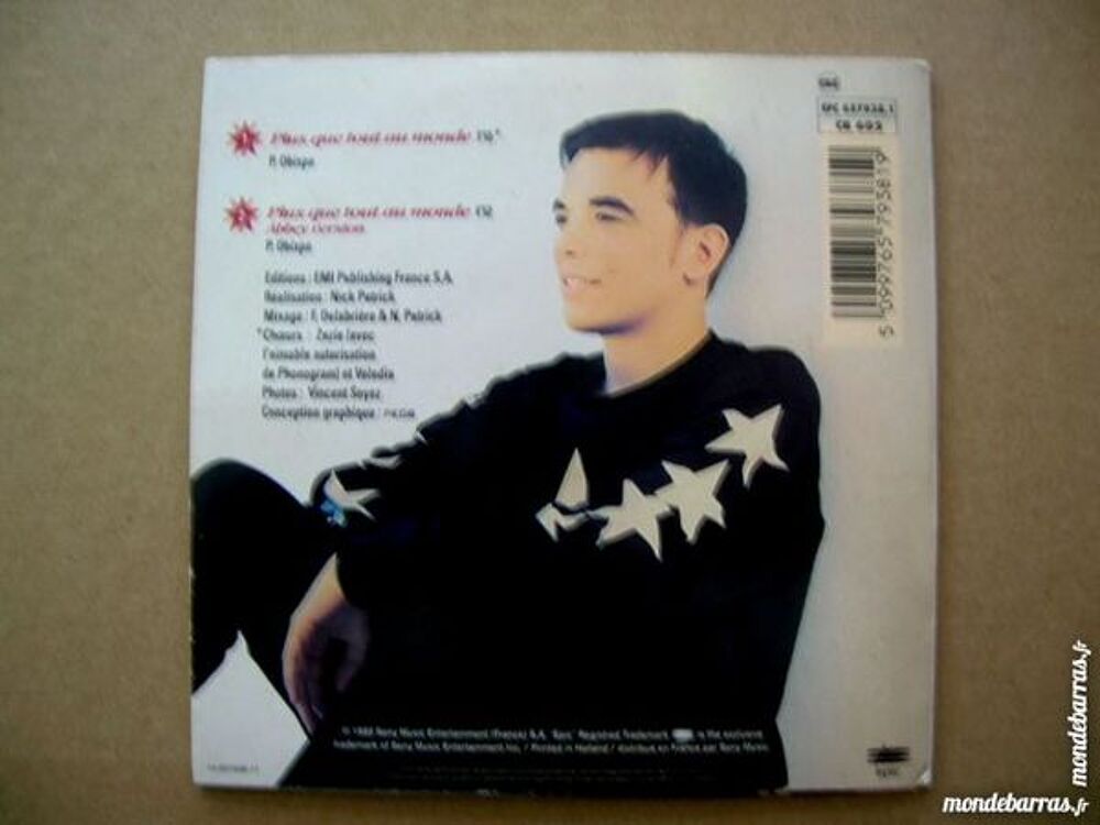 CD OBISPO Plus que tout au monde CD et vinyles