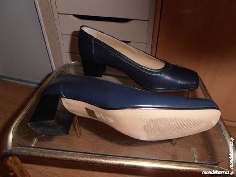 chaussures cuir marine Chaussures