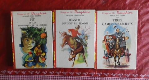 LOT DE 3 BIBLIOTHEQUE ROUGE ET OR DAUPHINE en lot ou � l'un 9 Attainville (95)
